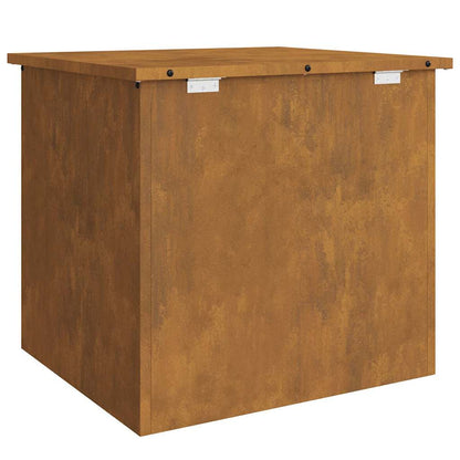 Außenlagerbox mit Speicher Braun 55 x 50.5 x 50 cm