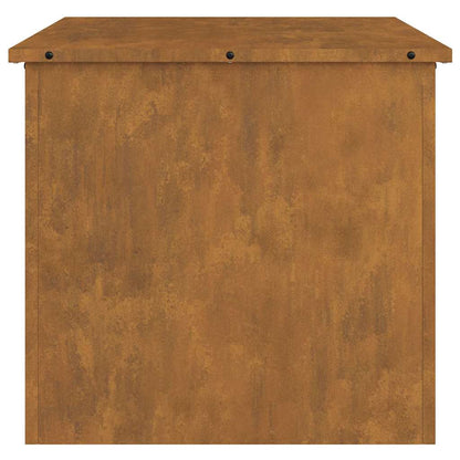 Außenlagerbox mit Speicher Braun 55 x 50.5 x 50 cm