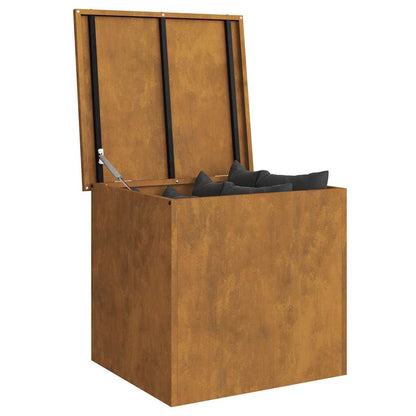 Außenlagerbox mit Speicher Braun 55 x 50.5 x 50 cm