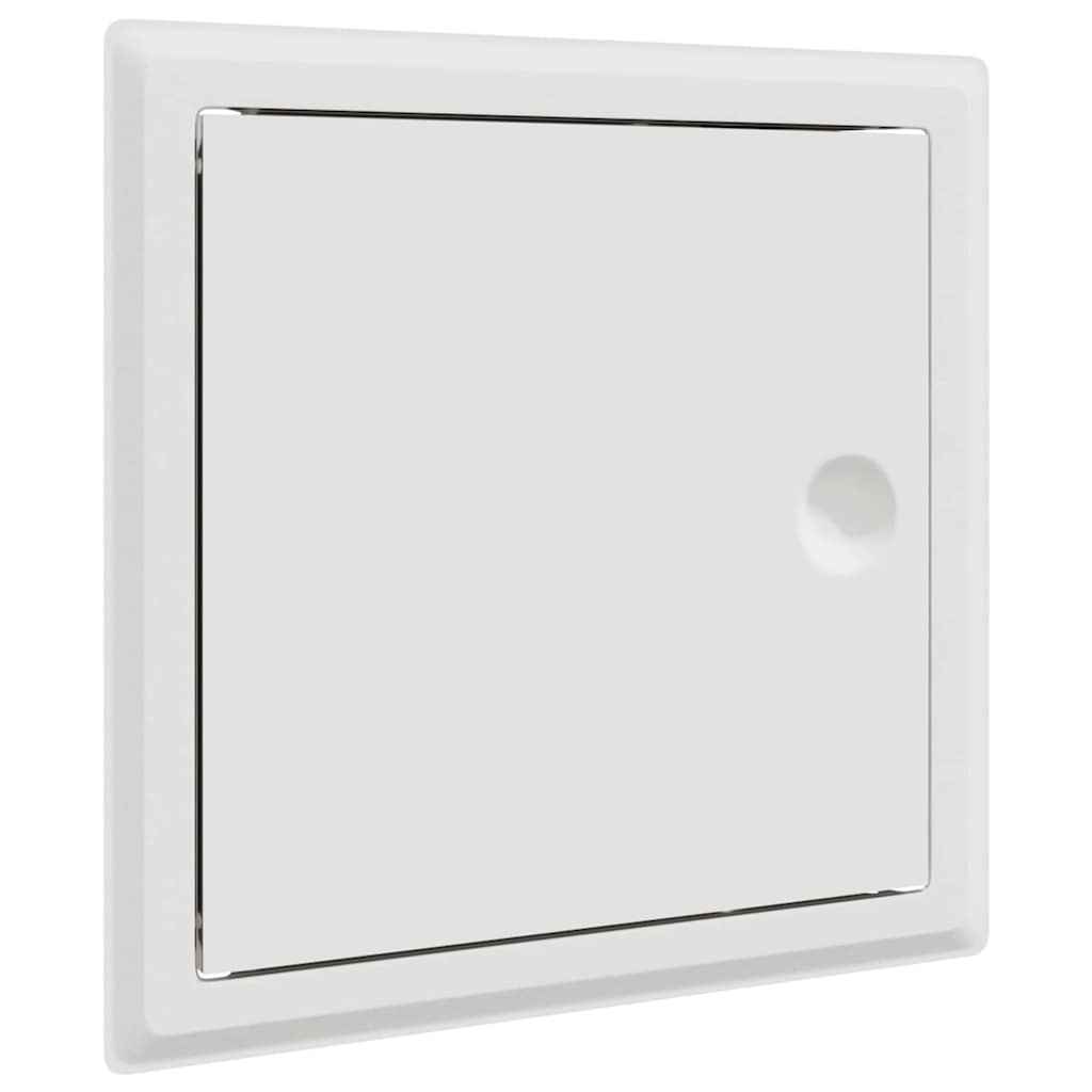 Zugangstür 2 pcs Weiß 20 x 20 cm Stahl