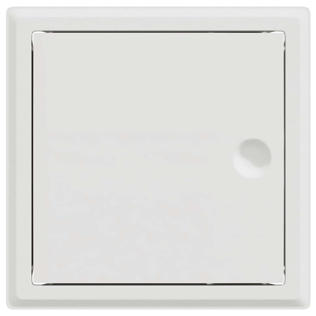 Zugangstür 2 pcs Weiß 20 x 20 cm Stahl
