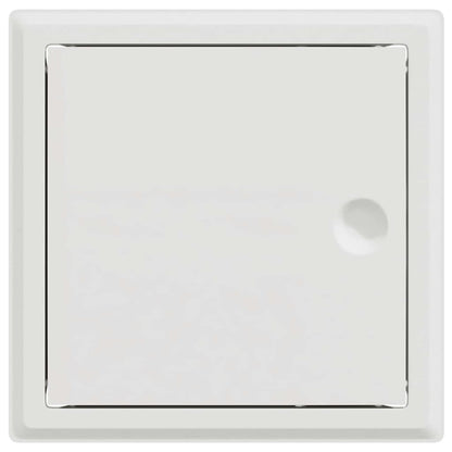 Zugangstür 2 pcs Weiß 20 x 20 cm Stahl