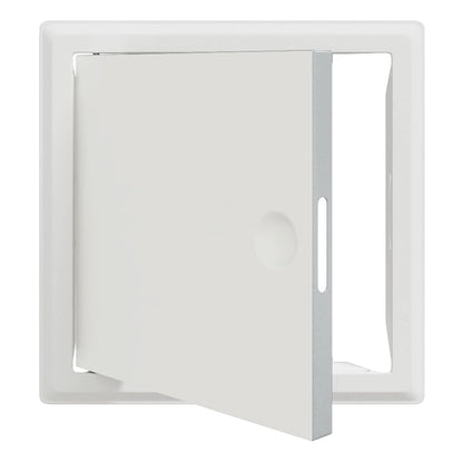 Zugangstür Weiß 30 x 30 cm Stahl
