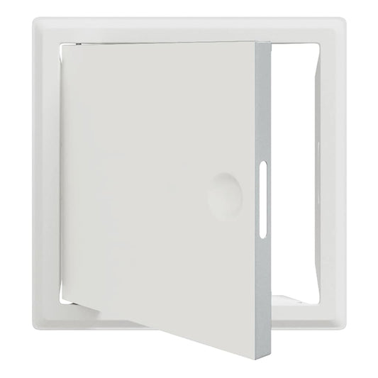 Zugangstür Weiß 30 x 30 cm Stahl