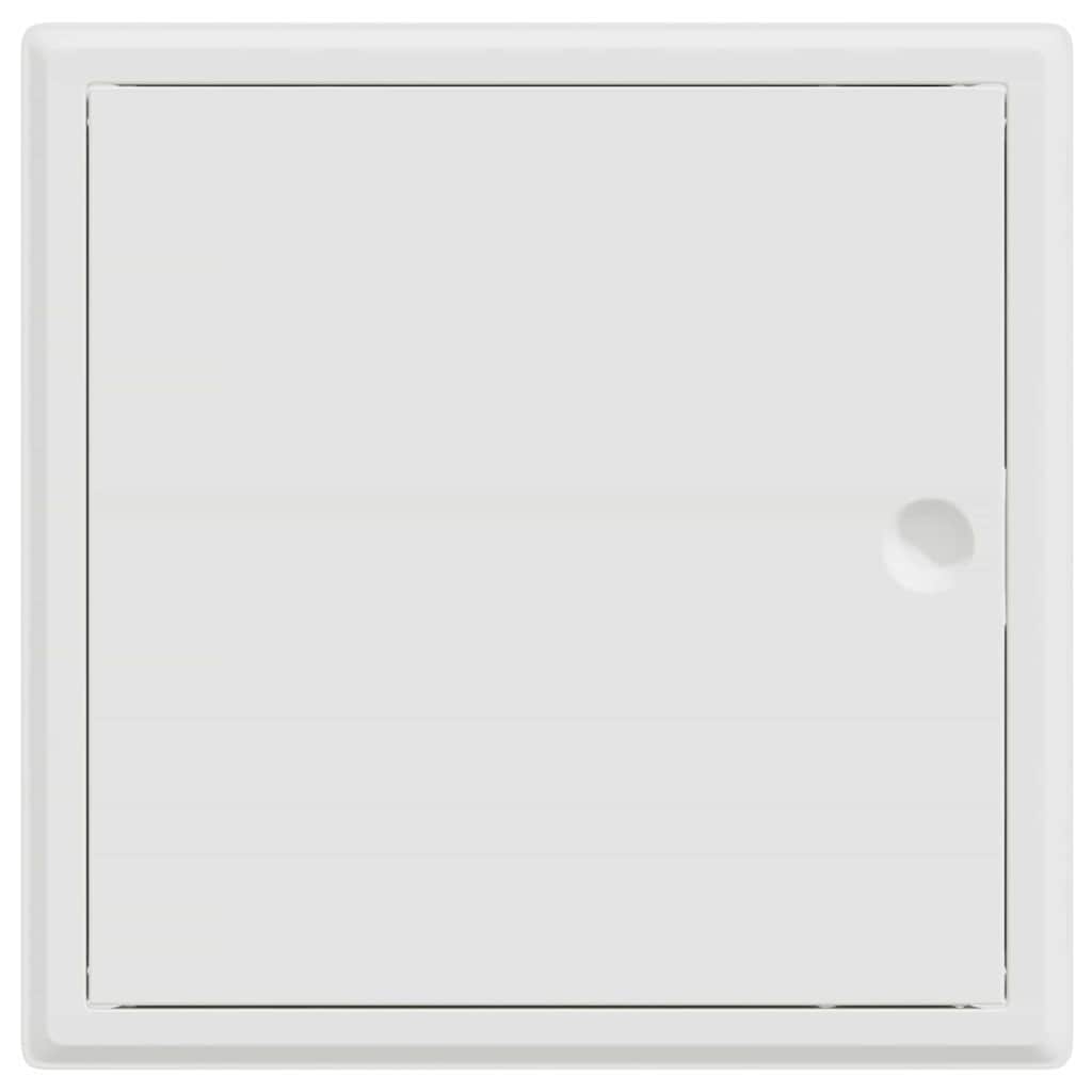 Zugangstür Weiß 30 x 30 cm Stahl