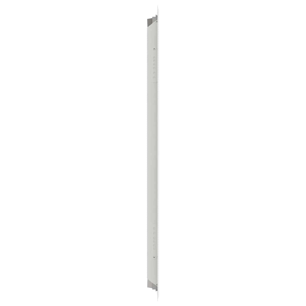 Zugangstür Weiß 60 x 60 cm Stahl