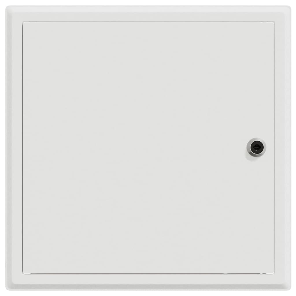 Zugangstür Weiß 30 x 30 cm Stahl