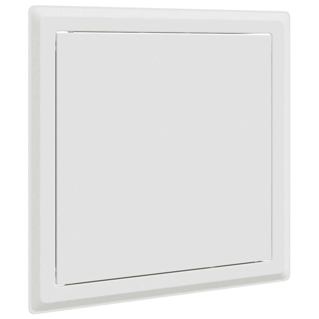 Zugangstür 2 pcs Weiß 20 x 20 cm Stahl