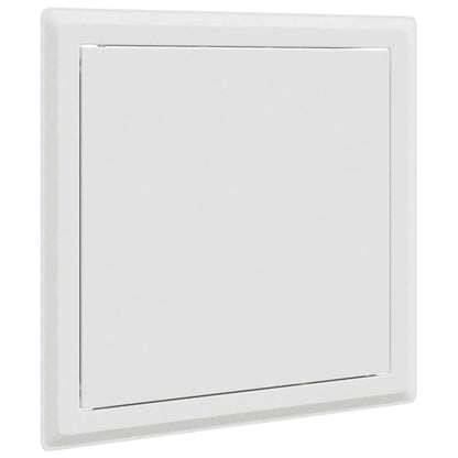 Zugangstür 2 pcs Weiß 20 x 20 cm Stahl