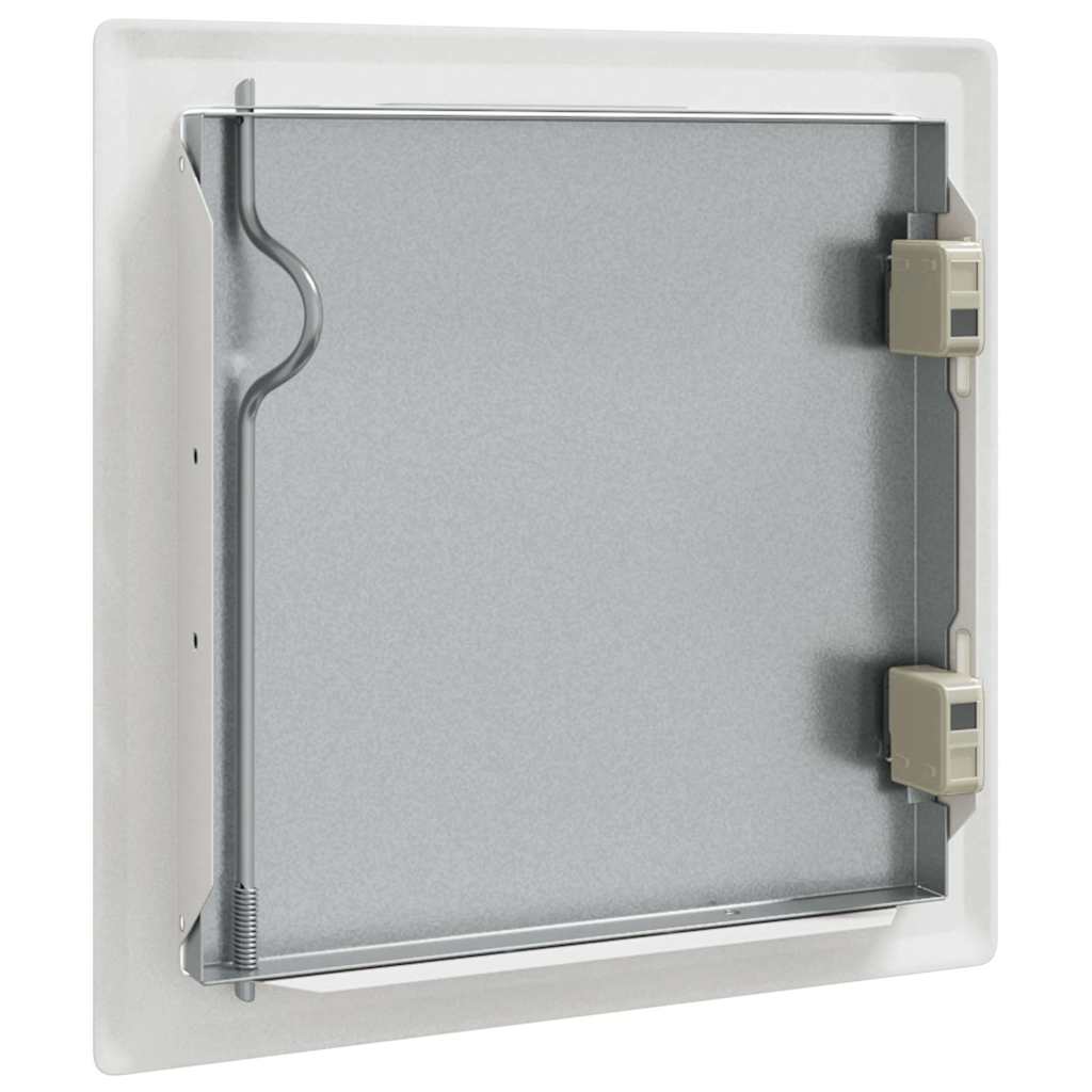 Zugangstür 2 pcs Weiß 20 x 20 cm Stahl