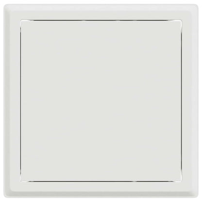 Zugangstür 2 pcs Weiß 20 x 20 cm Stahl
