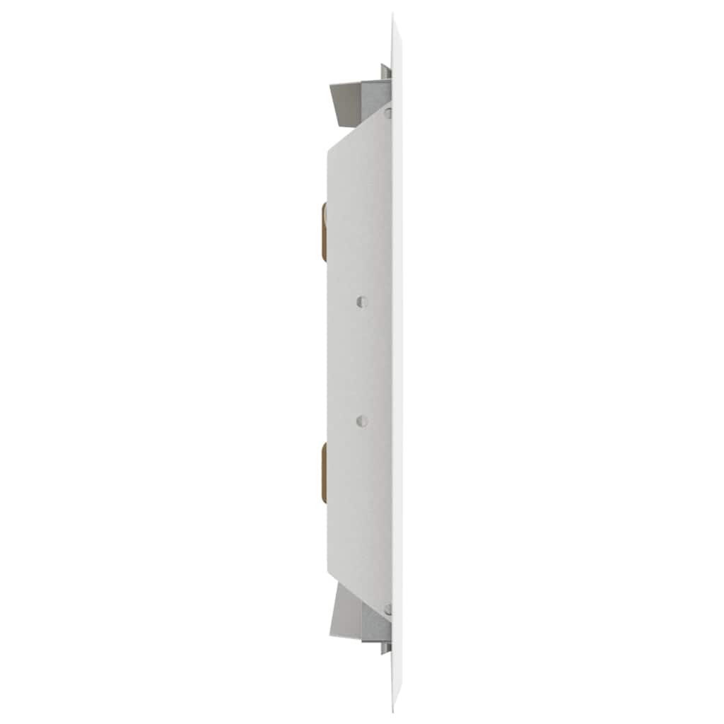 Zugangstür 2 pcs Weiß 20 x 20 cm Stahl