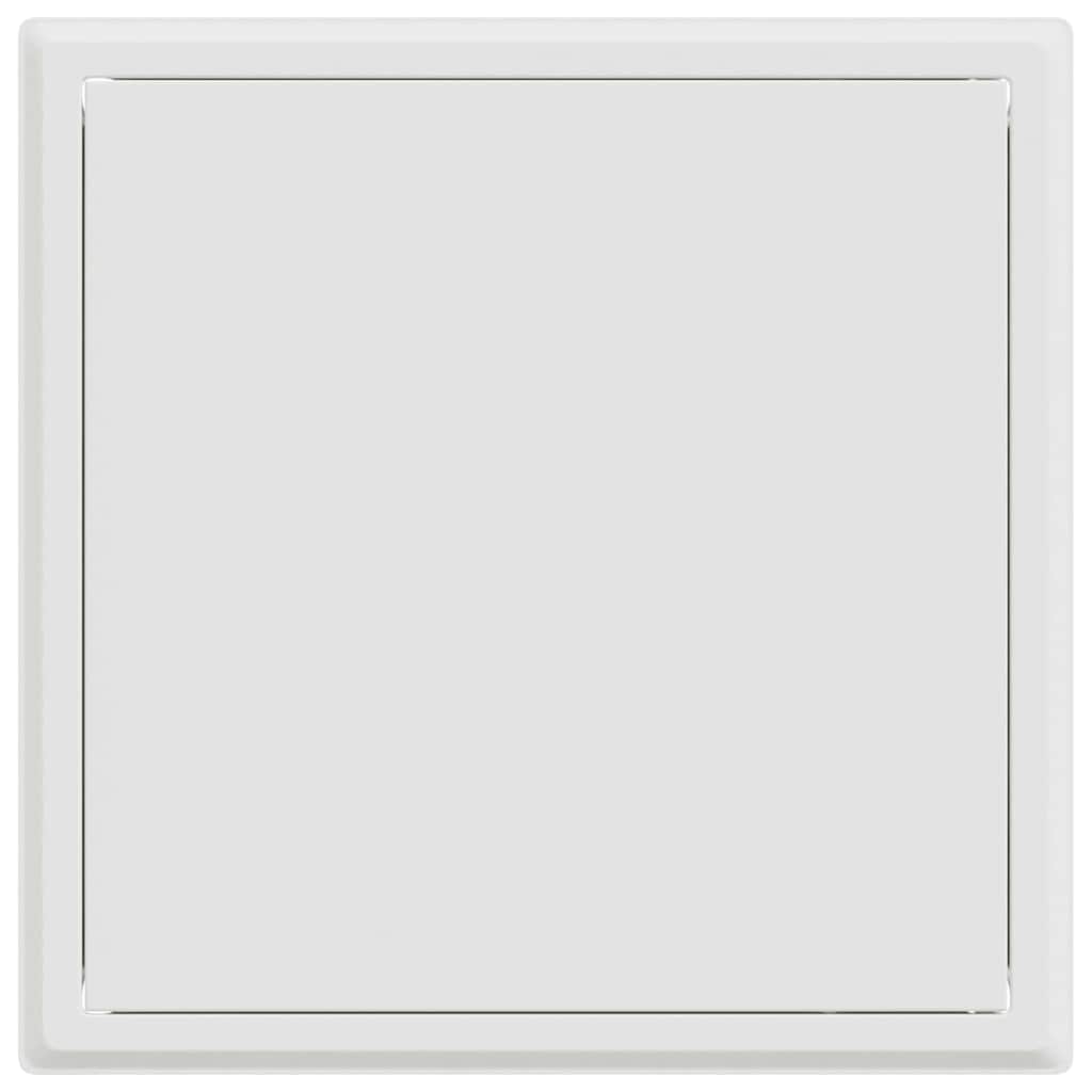 Zugangstür Weiß 30 x 30 cm Stahl