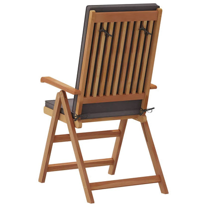 Gartenstuhl 8 pcs Braun 57 x 71,5 x 104 cm Massivholz Teak