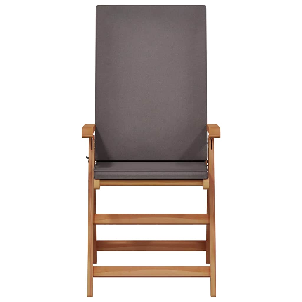 Gartenstuhl 8 pcs Braun 57 x 71,5 x 104 cm Massivholz Teak