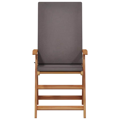 Gartenstuhl 8 pcs Braun 57 x 71,5 x 104 cm Massivholz Teak