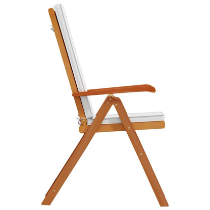 Gartenstuhl 4 pcs Braun 57 x 71,5 x 104 cm Massivholz Teak