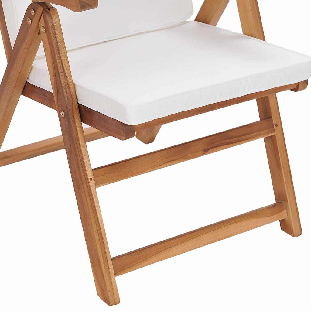 Gartenstuhl 8 pcs Braun 57 x 71,5 x 104 cm Massivholz Teak