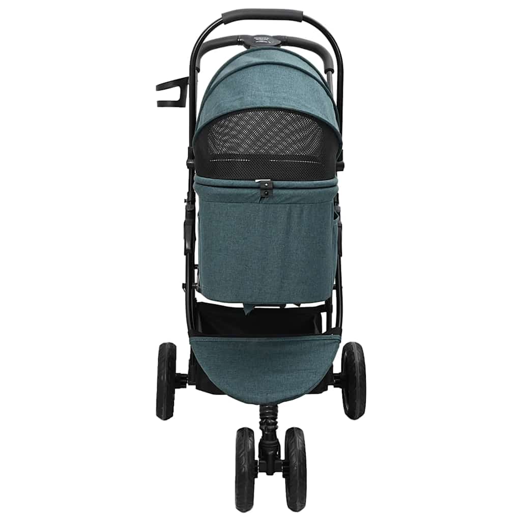 Faltbarer Haustierwagen Verstellbar Grün 78 x 54 x 101 cm