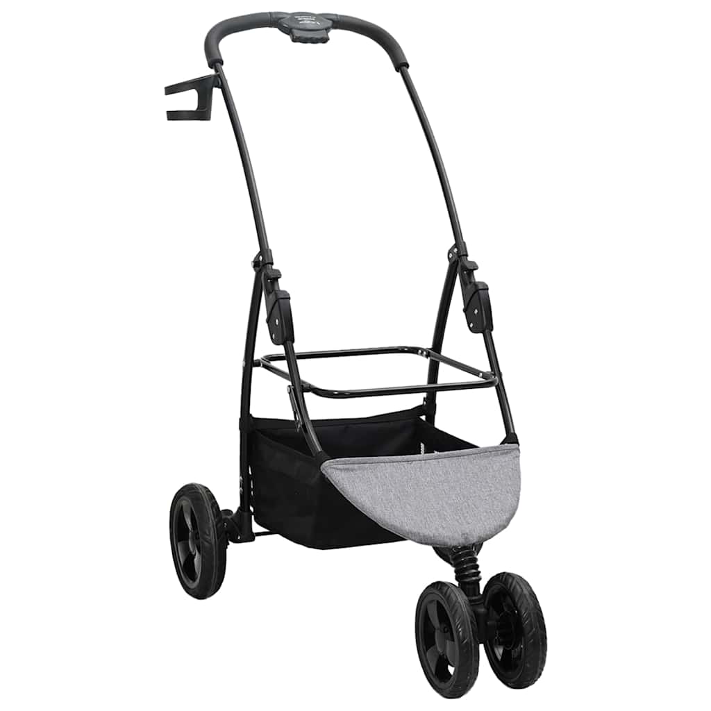 Faltbarer Haustierwagen Verstellbar Grau 78 x 54 x 101 cm