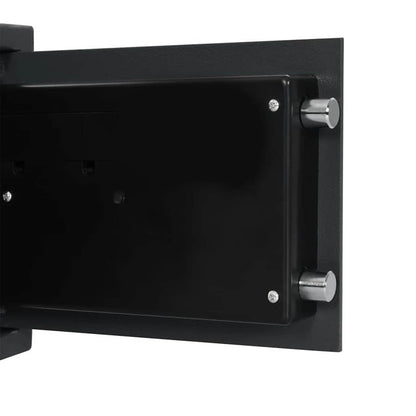 Digitaler Safe mit Schloss Dunkelgrau 25 x 35 x 25 cm Stahl
