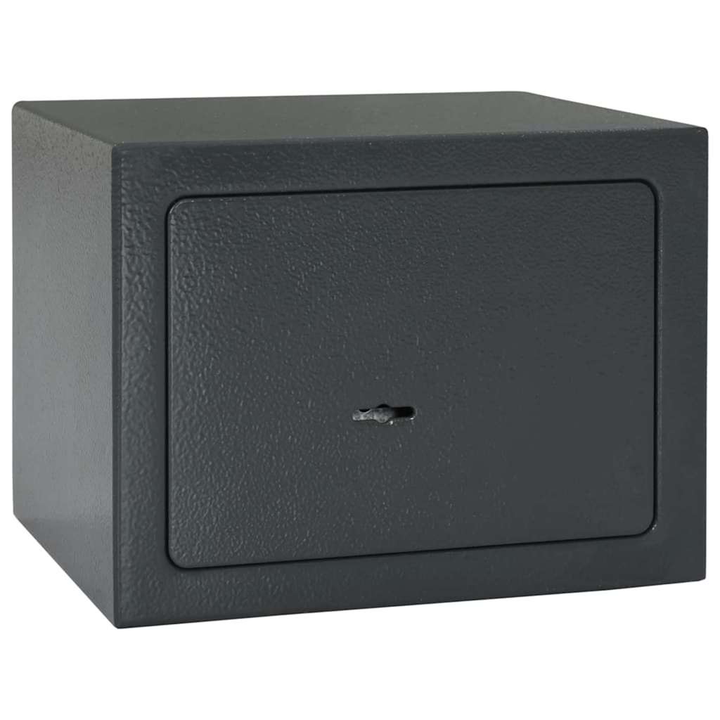 Safe Box mit Schloss Dunkelgrau RAL7016 17 x 23 x 17 cm Stahl