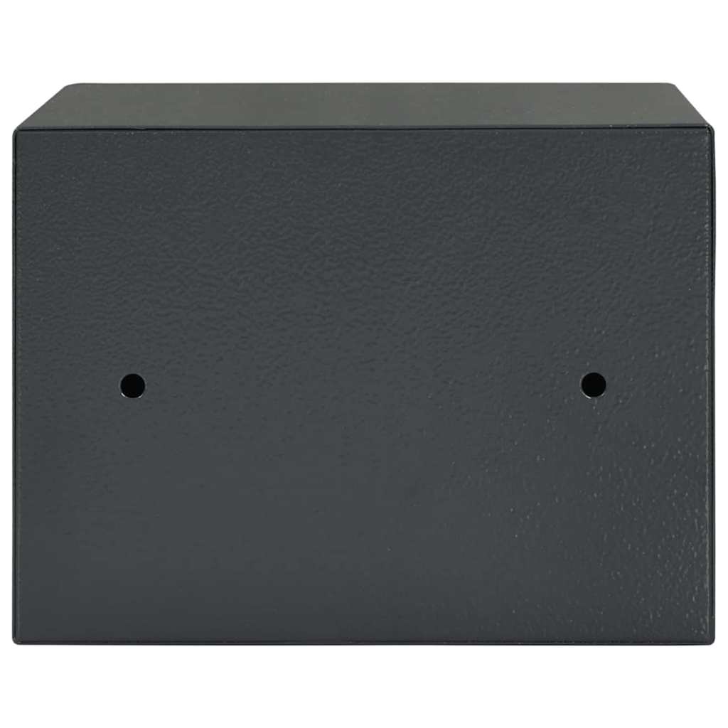 Safe Box mit Schloss Dunkelgrau RAL7016 17 x 23 x 17 cm Stahl