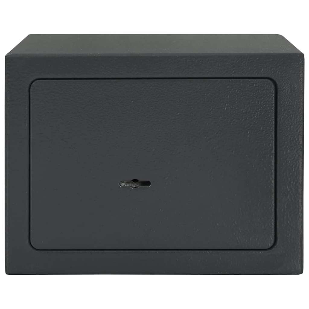 Safe Box mit Schloss Dunkelgrau RAL7016 17 x 23 x 17 cm Stahl