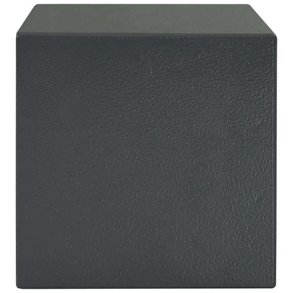 Safe Box mit Schloss Dunkelgrau RAL7016 17 x 23 x 17 cm Stahl