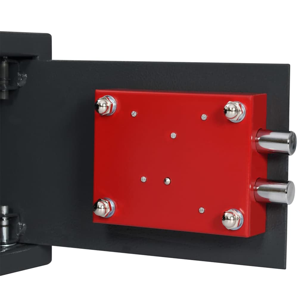 Safe Box mit Schloss Dunkelgrau RAL7016 20 x 31 x 20 cm Stahl