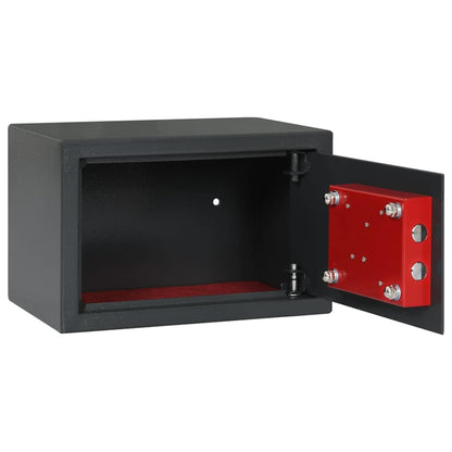 Safe Box mit Schloss Dunkelgrau RAL7016 20 x 31 x 20 cm Stahl