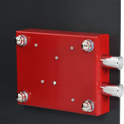 Safe Box mit Schloss Dunkelgrau RAL7016 25 x 35 x 25 cm Stahl