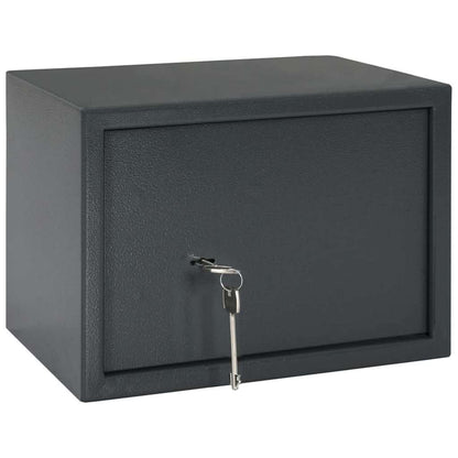 Safe Box mit Schloss Dunkelgrau RAL7016 25 x 35 x 25 cm Stahl
