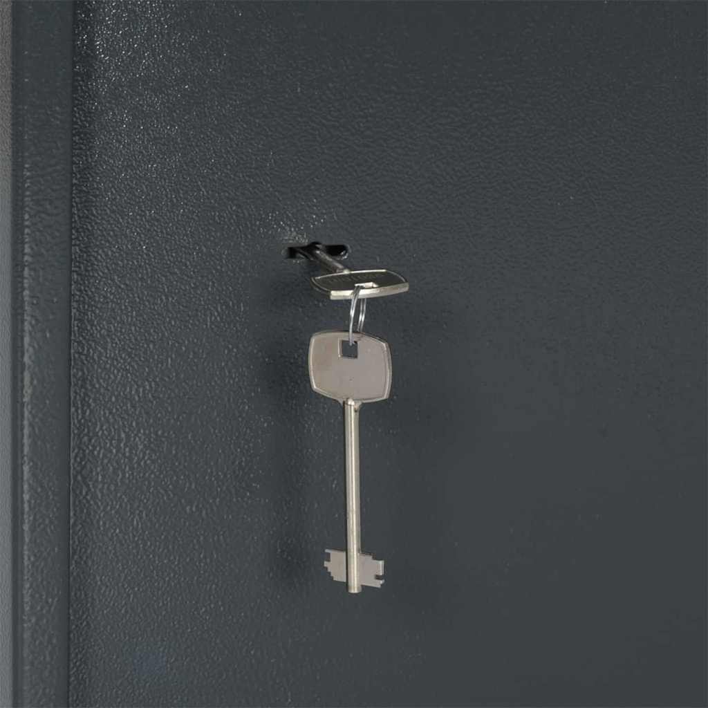 Safe Box mit Schloss Dunkelgrau RAL7016 31 x 35 x 50 cm Stahl