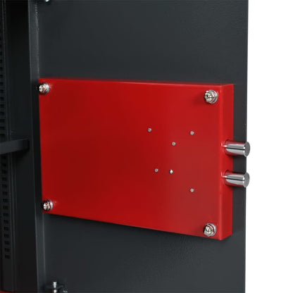 Safe Box mit Schloss Dunkelgrau RAL7016 31 x 35 x 50 cm Stahl