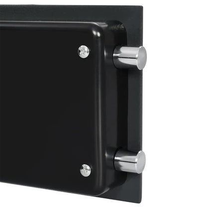 Digitaler Safe mit Schloss Dunkelgrau 42 x 37 x 20 cm Stahl