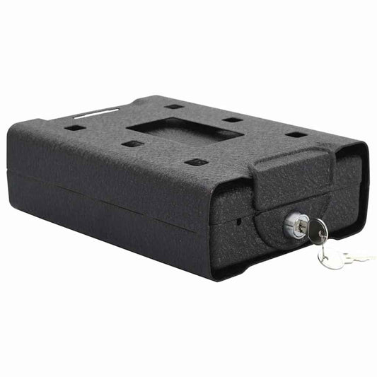 Auto Safe mit Schloss Schwarz 21.8 x 16 x 7 cm Stahl