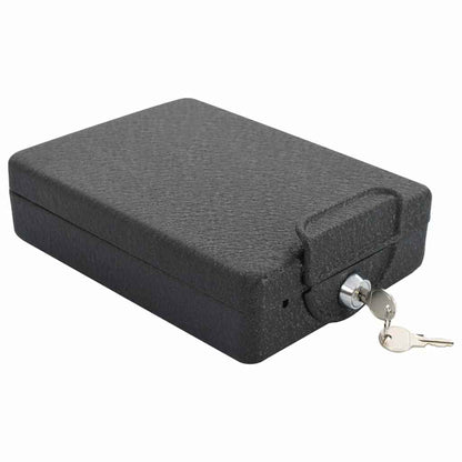 Auto Safe mit Schloss Schwarz 21.8 x 16 x 7 cm Stahl