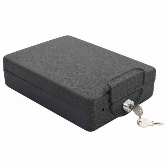Auto Safe mit Schloss Schwarz 21.8 x 16 x 7 cm Stahl