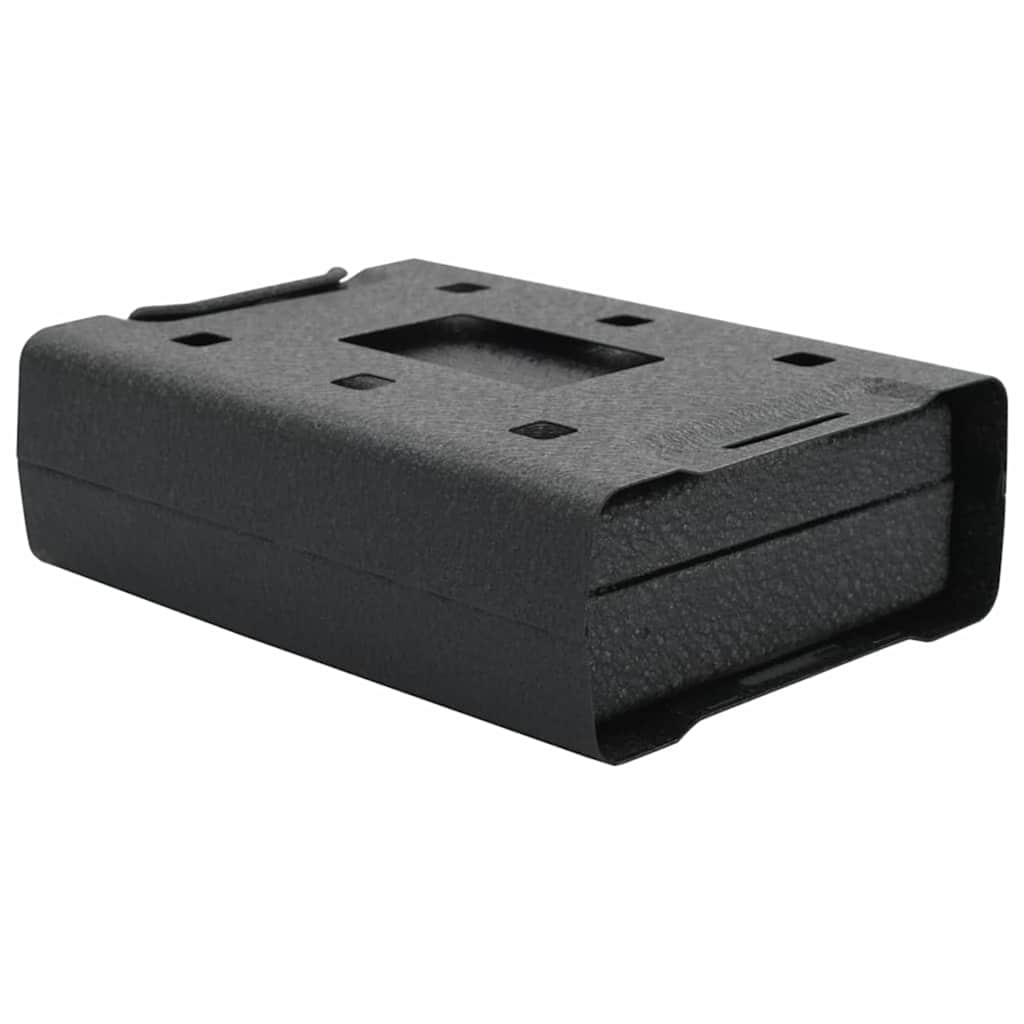 Auto Safe mit Schloss Schwarz 21.8 x 16 x 7 cm Stahl