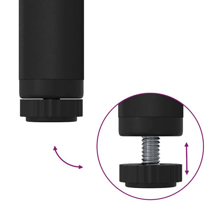 Kleiderständer Schwarz 120 x 44 x 160 cm Holzwerkstoff