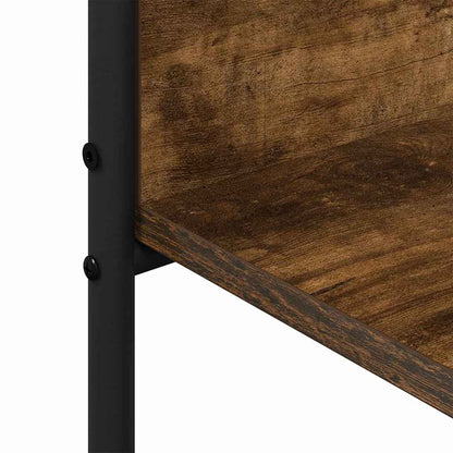 Kleiderständer mit Regal Braun 120 x 44 x 160 cm Holzwerkstoff
