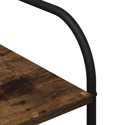 Kleiderständer mit Regal Braun 120 x 44 x 160 cm Holzwerkstoff