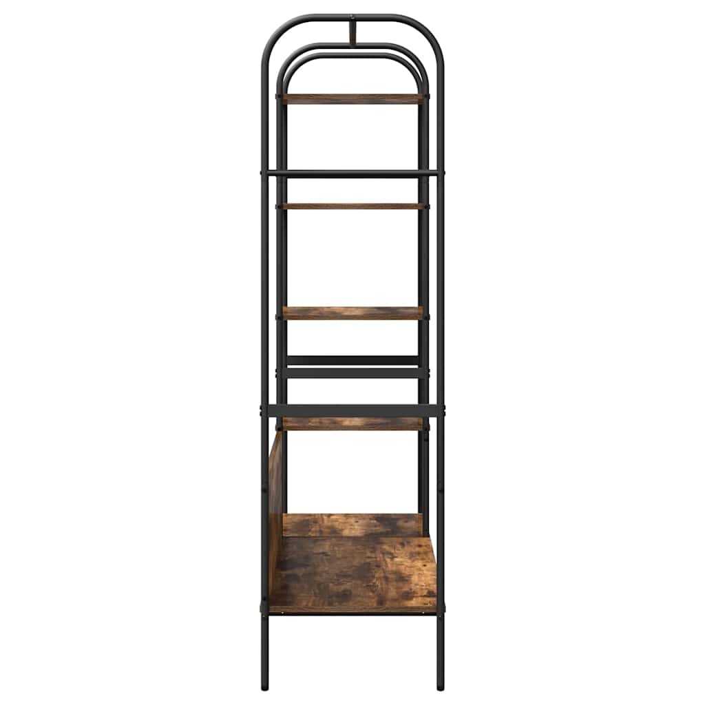 Kleiderständer mit Regal Braun 120 x 44 x 160 cm Holzwerkstoff