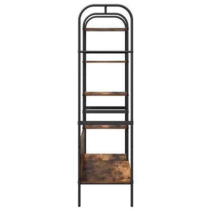 Kleiderständer mit Regal Braun 120 x 44 x 160 cm Holzwerkstoff