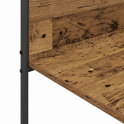 Kleiderständer mit Regal Braun 120 x 44 x 160 cm Holzwerkstoff