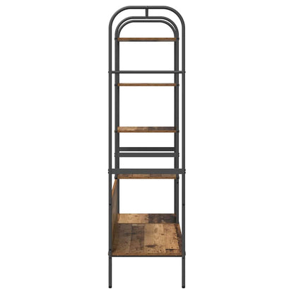 Kleiderständer mit Regal Braun 120 x 44 x 160 cm Holzwerkstoff