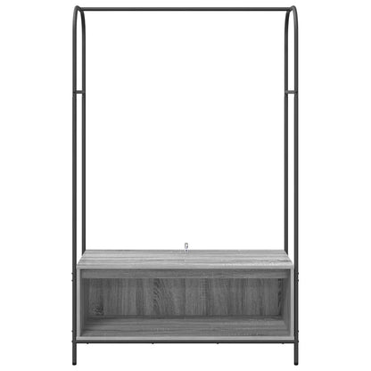 Kleiderständer Grau 100 x 44 x 160 cm Holzwerkstoff