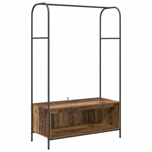 Kleiderständer Braun 100 x 44 x 160 cm Holzwerkstoff