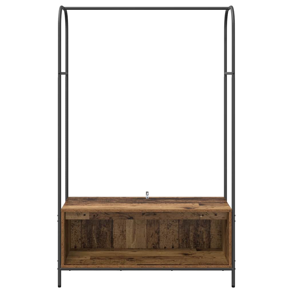 Kleiderständer Braun 100 x 44 x 160 cm Holzwerkstoff